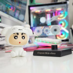 MÔ HÌNH SHIN COSPLAY WHITE PUPPY LẮC ĐẦU 12CM