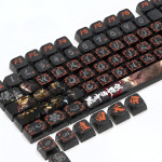 BỘ KEYCAP PUDDING SIDE TRANSPARENT BLACK WUKONG (PBT/SAX PROFILE/125 PHÍM)