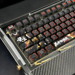 BỘ KEYCAP PUDDING SIDE TRANSPARENT BLACK WUKONG (PBT/SAX PROFILE/125 PHÍM)