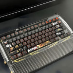 BỘ KEYCAP PUDDING SIDE TRANSPARENT BLACK WUKONG (PBT/SAX PROFILE/125 PHÍM)