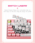 BÀN PHÍM CƠ AKKO 5108B PLUS SAKURA MIKU AKKO V3 PIANO PRO SWITCH