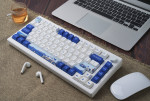 BÀN PHÍM CƠ AKKO MOD007B HE PC SANTORINI AKKO CREAM SAKURA MAGNETIC SWITCH