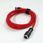 DÂY CÁP BÀN PHÍM CUSTOM TPC011 8K TYPE-C BỌC DÙ 1.5M CANDY RED
