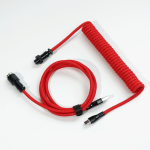 DÂY CÁP BÀN PHÍM CUSTOM TPC011 8K TYPE-C BỌC DÙ 1.5M CANDY RED