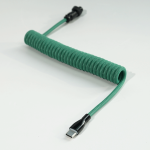 DÂY CÁP BÀN PHÍM CUSTOM TPC011 8K TYPE-C BỌC DÙ 1.5M DARK GREEN