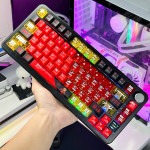 BỘ KEYCAP PC X PBT ENGRAVED ASUKA LANGLEY SORYU VERSION 1 (PBT/PC/OEM PROFILE/124 PHÍM)