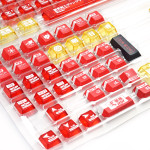 BỘ KEYCAP PC X PBT ENGRAVED ASUKA LANGLEY SORYU VERSION 1 (PBT/PC/OEM PROFILE/124 PHÍM)