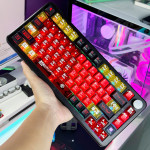 BỘ KEYCAP PC X PBT ENGRAVED ASUKA LANGLEY SORYU VERSION 2 (PBT/PC/OEM PROFILE/124 PHÍM)
