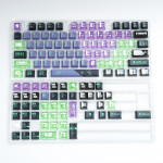 BỘ KEYCAP PC X PBT ENGRAVED EVANGELION UNIT-01 VERSION 1 (PBT/PC/OEM PROFILE/124 PHÍM)