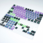 BỘ KEYCAP PC X PBT ENGRAVED EVANGELION UNIT-01 VERSION 2 (PBT/PC/OEM PROFILE/124 PHÍM)