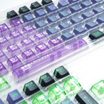 BỘ KEYCAP PC X PBT ENGRAVED EVANGELION UNIT-01 VERSION 2 (PBT/PC/OEM PROFILE/124 PHÍM)