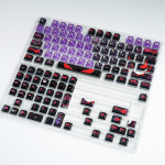 BỘ KEYCAP PC X PBT ENGRAVED GENGAR VERSION 2 (PBT/PC/OEM PROFILE/126 PHÍM)