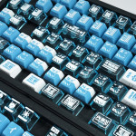 BỘ KEYCAP PC X PBT ENGRAVED AYANAMI REI VERSION 1 (PBT/PC/OEM PROFILE/126 PHÍM)