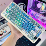 BỘ KEYCAP PC X PBT ENGRAVED AYANAMI REI VERSION 2 (PBT/PC/OEM PROFILE/126 PHÍM)