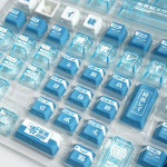 BỘ KEYCAP PC X PBT ENGRAVED AYANAMI REI VERSION 2 (PBT/PC/OEM PROFILE/126 PHÍM)