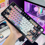 BỘ KEYCAP PC X PBT ENGRAVED STREAM X VERSION 2 (PBT/PC/OEM PROFILE/126 PHÍM)