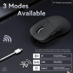 CHUỘT ATTACK SHARK X3 MULTI MODES ĐEN (PAW3395/49G)