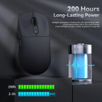 CHUỘT ATTACK SHARK X3 MULTI MODES ĐEN (PAW3395/49G)