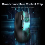 CHUỘT ATTACK SHARK X6 MULTI MODES TRẮNG (PAW3395/49G)
