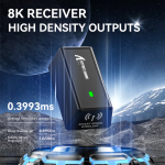 CHUỘT ATTACK SHARK R6 8K MULTI MODES TRẮNG (PAW3950MAX/39G)