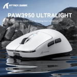CHUỘT ATTACK SHARK R6 8K MULTI MODES TRẮNG (PAW3950MAX/39G)