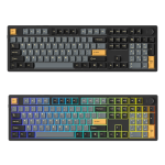 BÀN PHÍM CƠ DAREU EK106 PRO TRIPLE MODE BLACK GOLDEN DAREU CLOUD SWITCH