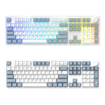 BÀN PHÍM CƠ DAREU EK106 PRO TRIPLE MODE HAZE BLUE DAREU CLOUD SWITCH