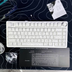 BÀN PHÍM CƠ AULA F75 WHITE CONTOUR LEOBOG VECTOR STAR SWITCH