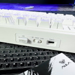 BÀN PHÍM CƠ AULA F75 WHITE CONTOUR LEOBOG VECTOR STAR SWITCH