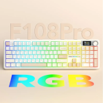 BÀN PHÍM CƠ AULA F108 PRO BLACK GOLD WIND SPIRIT SWITCH