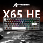BÀN PHÍM CƠ ATTACK SHARK X65HE 8K BLACK WOB MAGNETIC AMBER SWITCH
