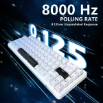 BÀN PHÍM CƠ ATTACK SHARK X65HE 8K BLACK WOB MAGNETIC AMBER SWITCH