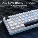 BÀN PHÍM CƠ ATTACK SHARK X65HE 8K BLACK WOB MAGNETIC AMBER SWITCH
