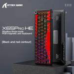 BÀN PHÍM CƠ ATTACK SHARK X65HE PRO MULTI MODES 8K BLACK RED CONTOUR MAGNETIC AMBER SWITCH