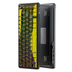 BÀN PHÍM CƠ ATTACK SHARK X65HE PRO MULTI MODES 8K BLACK YELLOW CONTOUR MAGNETIC AMBER SWITCH