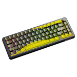 BÀN PHÍM CƠ ATTACK SHARK X65HE PRO MULTI MODES 8K BLACK YELLOW CONTOUR MAGNETIC AMBER SWITCH