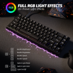 BÀN PHÍM CƠ ATTACK SHARK X68HE 8K BLACK MAGNETIC AMBER SWITCH