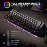 BÀN PHÍM CƠ ATTACK SHARK X68HE 8K BLACK GRADIENT MAGNETIC AMBER SWITCH