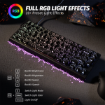 BÀN PHÍM CƠ ATTACK SHARK X68HE 8K BLACK CONTOUR MAGNETIC AMBER SWITCH