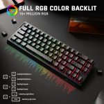 BÀN PHÍM CƠ ATTACK SHARK X68HE PRO MULTI MODES 8K BLACK CONTOUR MAGNETIC AMBER SWITCH