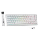 BÀN PHÍM CƠ ATTACK SHARK X68HE PRO MULTI MODES 8K WHITE CONTOUR MAGNETIC AMBER SWITCH