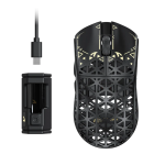 CHUỘT ATTACK SHARK R5 ULTRA CARBON 8K MULTI MODES BLACK (PAW3950MAX/39G)