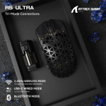 CHUỘT ATTACK SHARK R5 ULTRA CARBON 8K MULTI MODES BLACK (PAW3950MAX/39G)