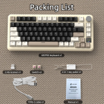 BÀN PHÍM CƠ ATTACK SHARK X85 PRO MULTI MODES CHEESE WHITE STRAWBERRY SWITCH