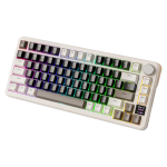 BÀN PHÍM CƠ ATTACK SHARK X85 PRO MULTI MODES CHEESE WHITE STRAWBERRY SWITCH