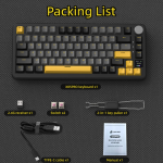 BÀN PHÍM CƠ ATTACK SHARK X85 PRO MULTI MODES STAR BLACK STRAWBERRY SWITCH