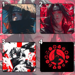 LÓT CHUỘT ITACHI UCHIHA GAMING SIZE 26X21 DÀY 3MM