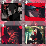 LÓT CHUỘT ITACHI UCHIHA GAMING SIZE 26X21 DÀY 3MM