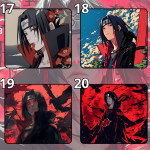 LÓT CHUỘT ITACHI UCHIHA GAMING SIZE 26X21 DÀY 3MM