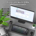 BÀN PHÍM CƠ ATTACK SHARK X85 PRO MULTI MODES POLAR DAY STRAWBERRY SWITCH